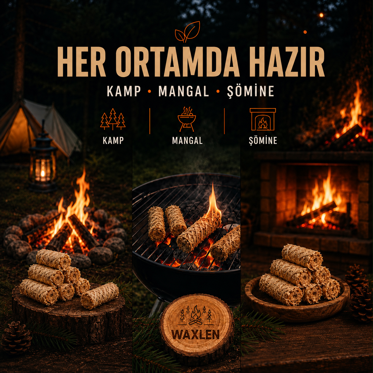 Waxlen Doğal Ateş Başlatıcı